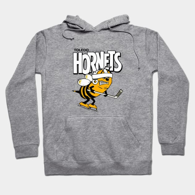 DEFUNCT - Toledo Hornets Hockey Hoodie by LocalZonly